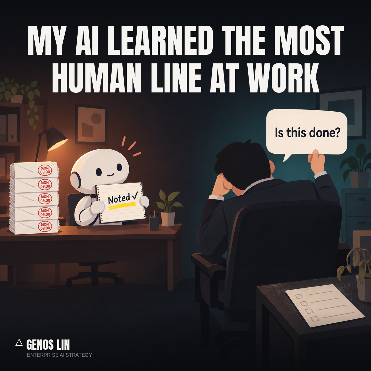 My AI Team Learned the Most Human Line at Work: “Noted.”